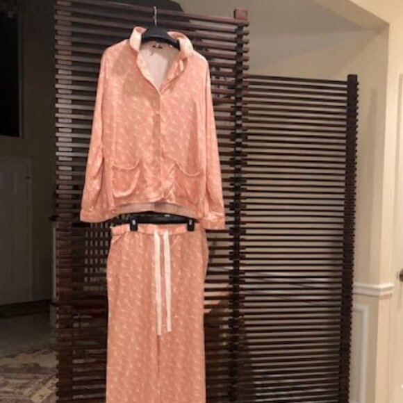 Morgan Lane Pink Loungewear Pajama Set, Size S - Picture 1 of 7